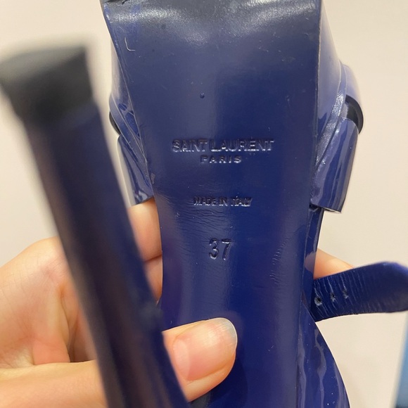 Saint Laurent Tribute Heeled Sandals size 37 - Picture 7 of 7